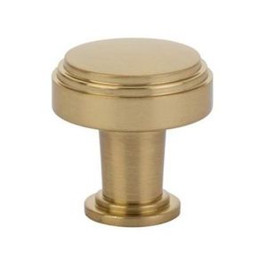 Excellent solid <b>Brass</b> Round <b>Knob</b> Color <b>Brass</b> Wardrobe Cabinet <b>Knobs</b> Durable Modern Classic Bedroom Room And Hotel Home interior - Product Image 1