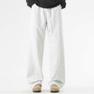 Haody 2026 Fashion Men's Heavyweight Worsted Fleece Drawstring Pleated Sweatpants Eco-Friendly Waterproof Breathable - Product Image 5