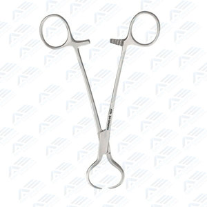 Fórceps de sujeción de hueso quirúrgico de acero inoxidable, los mejores fórceps de sujeción de hueso reutilizables, herramientas de instrumentos médicos quirúrgicos Lowman Hoglund - Product Image 3