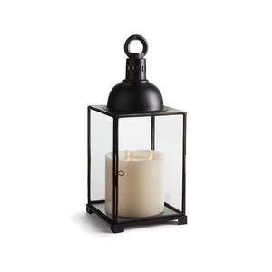 Classic Dynamic Design Square Shape Metal And Glass Candle <b>Lantern</b> Centerpiece for Floor Home & Hotel with <b>Black</b> Finished - Product Image 4