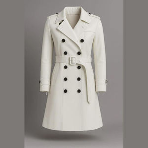 Abrigo Acolchado de Cuero Genuino Suave para Mujer, Personalizado, de Longitud Regular, Chaqueta de Invierno, Prenda Exterior Elegante para Uso Diario - Product Image 1