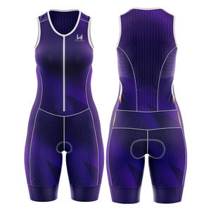 Ensemble maillot et salopette de cyclisme pour femmes grandes tailles, léger, respirant, extensible dans quatre directions, séchage rapide, écologique - Product Image 4