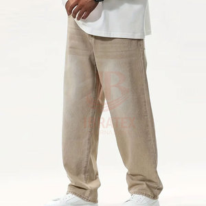 Pantalones Vaqueros Oversize Ligeros Más Vendidos, Ropa Casual Lavada, Jeans de Hombre de Calidad Premium Hechos en Pakistán - Product Image 3