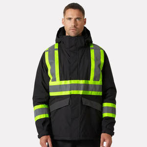 Chaqueta de Seguridad de Alta Visibilidad para Hombre ZULARI IMPEX, Impermeable, de Poliéster, Color Naranja, con Tiras Reflectantes - Product Image 1
