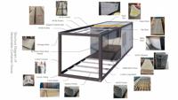 Edificio Modular en Contenedor de 20 pies, Casa Contenedor de Panel Sándwich de Acero, Diseño de Ensamblaje Rápido, Lista para Habitar, Oficina, Villa, Dormitorio