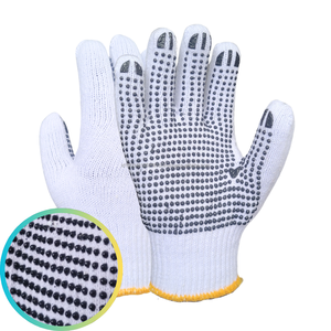 ถุงมือป้องกันการเกิดไฟฟ้าสถิตและป้องกันการกระแทกจากอินโดนีเซียปกป้องสูงสุดจาก PVC และผ้าฝ้ายป้องกันการลื่นสำหรับอุตสาหกรรม - Product Image 5