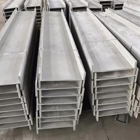 Viga de Acero de Alta Resistencia 4340, Tamaño 140x80mm-300x126mm, Estándar ASTM, Viga Estructural de Soporte de Carga para Maquinaria Pesada