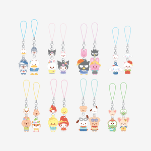Porte-clés Mini Figurine Couple STRAYKIDS SKZOO X Personnages SANRIO pour Décoration de Téléphone Portable - Product Image 3