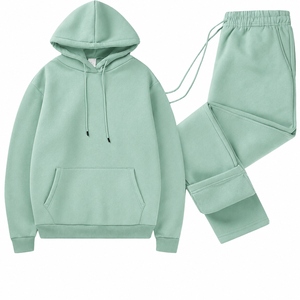 Conjunto Deportivo de Dos Piezas para Hombre, Pantalones y Sudadera con Capucha, Ropa Deportiva Informal de Manga Larga para Otoño e Invierno - Product Image 3