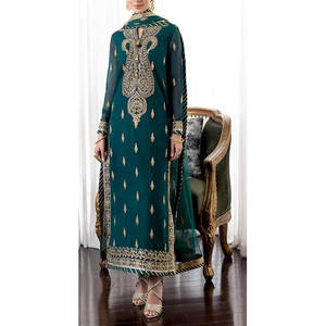2026 <b>Womens</b> Party Wear Premium Chiffon Three Piece <b>Suit</b> Sequined Embroidery Pakistani <b>Wedding</b> <b>Dress</b> Luxury Designer Formal Occas - Product Image 1