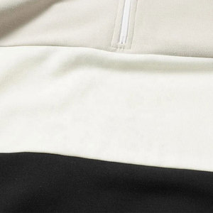 Sweat-shirt à col quart zippé pour homme, tissu confortable, col rond uni, coupe régulière, décontracté, hiver, French Terry, 100% polyester Econex - Product Image 5