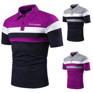 Polo en coton de luxe pour hommes de haute qualité pour hommes Polo de golf tricoté en polyester avec logo brodé Polos personnalisés - Product Image 5