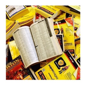 Déchets de papier de haute qualité provenant de dossiers téléphoniques (Pages Jaunes) disponibles à la vente à bas prix - Product Image 3