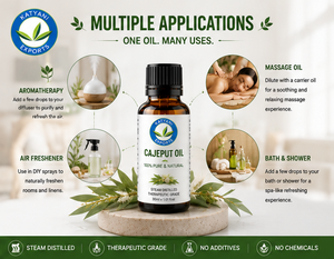 100% Pure Herbal Aromatic Profile 1 KG Steam Distilled Cajeput(Melaleuca Cajuputi) <b>Essential</b> <b>Oil</b> - By Katyani Exports From India - Product Image 4