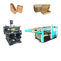 Machine de rainage et de découpe entièrement automatique d'alimentation et de collecte pour la machine de fabrication de boîtes de colis économise du travail