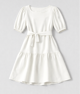 Vietnam Manufacturer High Quality OEM ODM Women's Elegant Streetwear Dresses Wholesale Price Washable Solid Sustainable Garment - Product Image 4