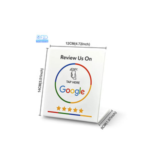 NFC Tap Google Review sta in piedi tutti i telefoni compatibili riutilizzabili Smart Tap NFC & <span class=keywords><strong>QR</strong></span> - Product Image 3