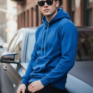 Sudadera con Capucha Extra Grande de Diseño Personalizado con Color y Logotipo, Sudadera con Capucha para Hombre de Color Sólido, Sudaderas con Capucha para Mujer - Product Image 3