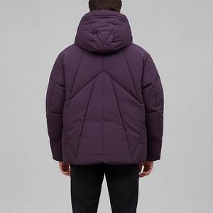 Veste matelassée classique décontractée à capuche pour homme – Haute qualité, imperméable, coupe-vent, écologique, respirante, grandes tailles, pour l'extérieur en hiver - Product Image 5