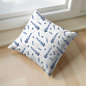 Soft Cotton Decorative Pillow Cover Durable Square Cushion <b>Case</b> with Hidden Zipper for Living Room, Bedroom, Couch & Office - Product Image 1