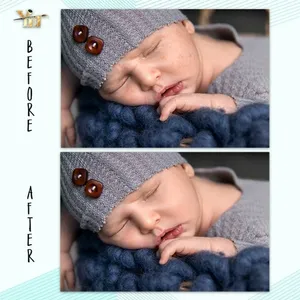 Servicio Profesional de Retoque Fotográfico para Recién Nacidos para Fotógrafos, Edición de Piel de Bebé de Alta Gama y Mejora de Tonos Suaves - Product Image 2