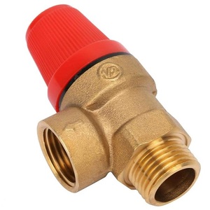 Soupape de sécurité Lucky Brass pour chaudière, filetage mâle-femelle 3/4 pouce, 6 bars, pour application générale - Product Image 4