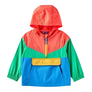 Vestes coupe-vent et imperméables unisexes pour enfants, garçons et filles, en gros, avec doublure en mesh et col anorak. - Product Image 6