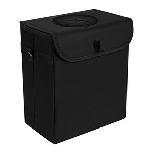 Poubelle de voiture avec couvercle, étanche, organisateur de voiture multifonction, bac à déchets polyvalent - Product Image 1