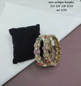 PADMAWATI Private Limited Luxury <b>Tungsten</b> Gold Plated Multi Color Women's Bangles Set Indian Bridal Engagement Wedding Gift High - Product Image 1