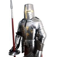Combinaison de Combat médiéval, combinaison de Combat intégrale, de Combat, guerrier de Combat, croisé, tenue d'armure pour cadeau