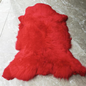หนังแกะย้อมสีฟูหรูหราคุณภาพสูงสำหรับห้องนั่งเล่นโซฟาในร่มขนสัตว์แท้จากธรรมชาติ - Product Image 4