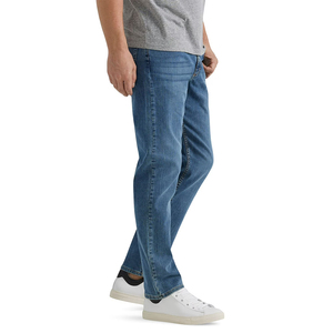 Best Quality Denim Pant For Adult Knitted Casual Waterproof Solid Breathable Medium Wash <b>Jeans</b> Pants With OEM Service - Product Image 3