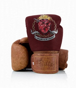 Guantes de Boxeo Fairtex de Cuero Verde Personalizados de Última Moda, con Cierre de Gancho y Bucle Ajustable, para Kick Boxing y Artes Marciales - Product Image 6