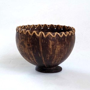 Macetas de lujo inspiradas en la naturaleza, decoración para el hogar, macetas de cáscara de coco, macetas hechas a mano - Product Image 5