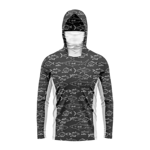 เสื้อแจ็คเก็ตมีฮู้ดป้องกันรังสียูวี UPF 50+ สำหรับผู้ชาย - เสื้อป้องกันแสงแดดน้ำหนักเบาสำหรับตกปลา เดินป่า และกีฬากลางแจ้ง - Product Image 6