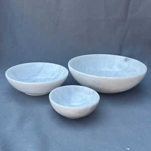 Bol en pierre précieuse sculptée, plat de service écologique, bol en pierre naturelle, bol décoratif design pour la maison, bol de qualité supérieure - Product Image 4