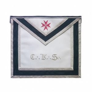Delantal Knight Kadosh. CKH CKS 30 °   Bordado a máquina de imitación REAA (falso) tablier-chevalier-kadosh-ckh cks - Product Image 4