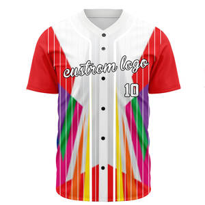 Camiseta de Béisbol Unisex con Botones, Uniforme de Equipo de Softbol, Nueva Moda, Camisetas Deportivas de Manga Corta, Uniformes de Softbol - Product Image 6