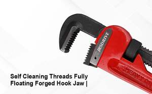 Heavy Duty Pipe Wrench Adjustable Plumbing <b>Tool</b> for Pipe Grip Industrial Maintenance Repair <b>Hand</b> <b>Tool</b> for Workshop Use <b>Tool</b> - Product Image 4