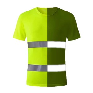 Servicio OEM/ODM, Camisetas de Trabajo Reflectantes para Hombre con Cuello Redondo y Manga Corta a Precio Económico - Product Image 6