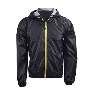 New Men's Lightweight Waterproof Nylon Spandex Jacket Windproof Quick Dry Breathable Coating Custom Logo Zipper Nylon Jacket - Product Image 4