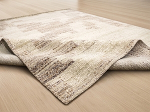Luxury Hand Knotted Wool Rug Modern Floral Beige Area <b>Carpet</b> Custom Handmade Cut Pile Latex Backing for Wholesale - Product Image 3