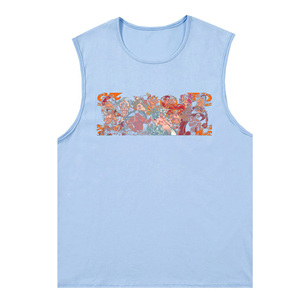 Ropa Deportiva de Alta Calidad, Camiseta sin Mangas con Espalda en Y, para Fitness y Culturismo, de Algodón y Elastano para Hombre, con Certificación CE ISO - Product Image 1