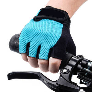 Customized Breathable Half <b>Finger</b> Cycling Gloves Non-Slip Adjustable <b>Strap</b> Bike Gloves Wholesale Factory Price Private Label - Product Image 6