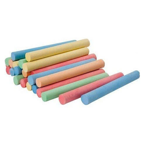 Tiza de Sulfato de Calcio sin Polvo de 12 Colores para Pizarrón, Ideal para Enseñanza en el Aula y Material Educativo - Product Image 1