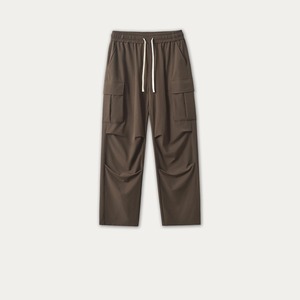 Men's Casual Baggy <b>Trousers</b> Custom Mid-Waist Loose Fit Multiple Pockets Digital Printing Canvas <b>Light</b> Weight Wide Leg High - Product Image 3