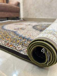 Alfombra Persa de Seda Hecha a Mano de Primera Calidad, Moderna, Fina, Anudada a Mano, Antideslizante, Lavable, con Diseño Personalizado, de 2-3 mm de Grosor, Plegable - Product Image 4