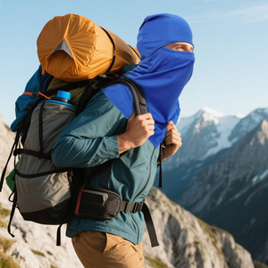Cagoule longue extensible d'été, masque facial intégral pour le jogging, l'entraînement, le fitness, couvre-tête rafraîchissant, protection solaire respirante pour l'extérieur - Product Image 6