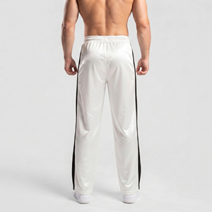 Pantalon de jogging d'hiver à taille élastique, broderie chenille, pyjama, vêtements de sport mi-lourds, 100% polyester, pantalon de sport pour homme - Product Image 2