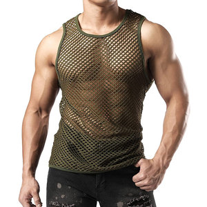 Camisetas sin mangas para hombre, para gimnasio, para hacer ejercicio, camiseta sin mangas de verano para hombre, chaleco deportivo transpirable para hombre, venta al por mayor. - Product Image 4